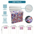 thumbnail image 7 of Hokiten Table Runners 48 Inches Long Dress Scarves, 4th of July Farmhouse Kitchen/Dining Table Runner, Short Coffee Tablerunners, Red Blue Star Independence Day 13x48 Inch, 7 of 7