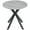 Grey, variant on HOMCOM 29.5" Round Kitchen Table, Dining Table for Small Spaces, Steel Leg