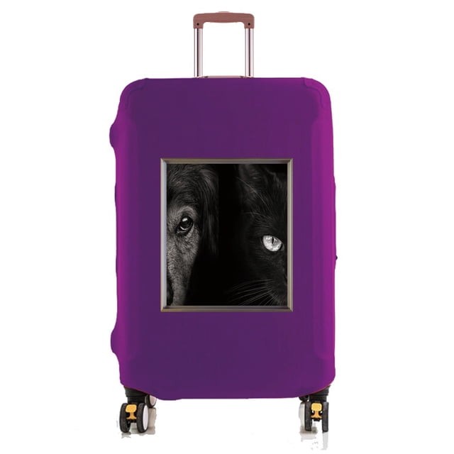 18-32 Inch Large Capacity Travel Essential Bag with Animal Serie Print Pattern Travel Accessories Suitcase Dust Protection Cover 8animal 036 M