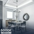 thumbnail image 2 of Luxrite LED E12 Candelabra Bulb 8W=75W, 1000 Lumens, 5000K Bright White, Dimmable, Enclosed Fixture & Wet Rated 16 Pack, 2 of 7