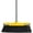 Yellow, variant on Blue Indoor Broom 54" Long Handle House Broom for Floor Cleaning Sweeping Broom for Kitchen, Garage, Lobby, Patio and Garden