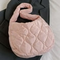 thumbnail image 1 of Women Padding Shoulder Bag Versatile Puffy Hobo Bag Casual Zipper Shopping Purse, 1 of 9