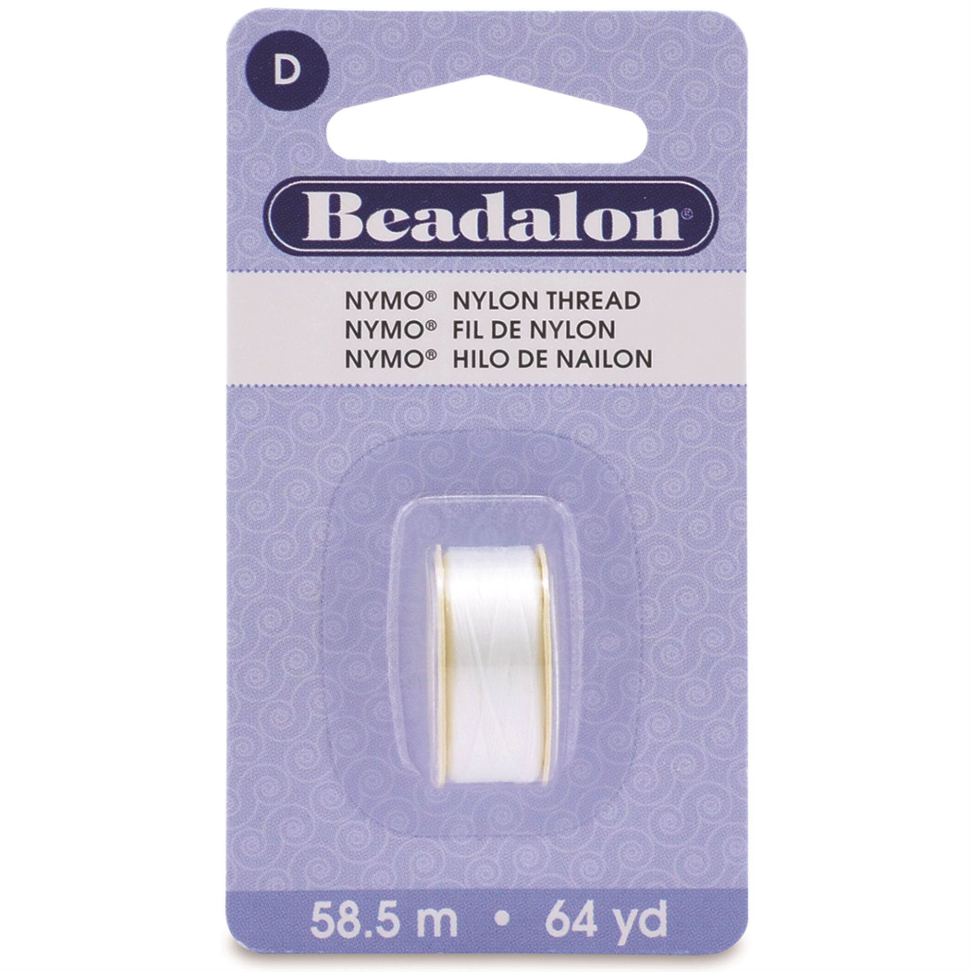 NYMO THREAD SZ D .3MM WHT