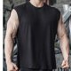 thumbnail image 5 of pstuiky Camisetas sin mangas para hombre, Camiseta deportiva sin mangas para hombre con cuello redondo, tiras roscadas y muy elástica Chaleco de hombre m, 5 of 9