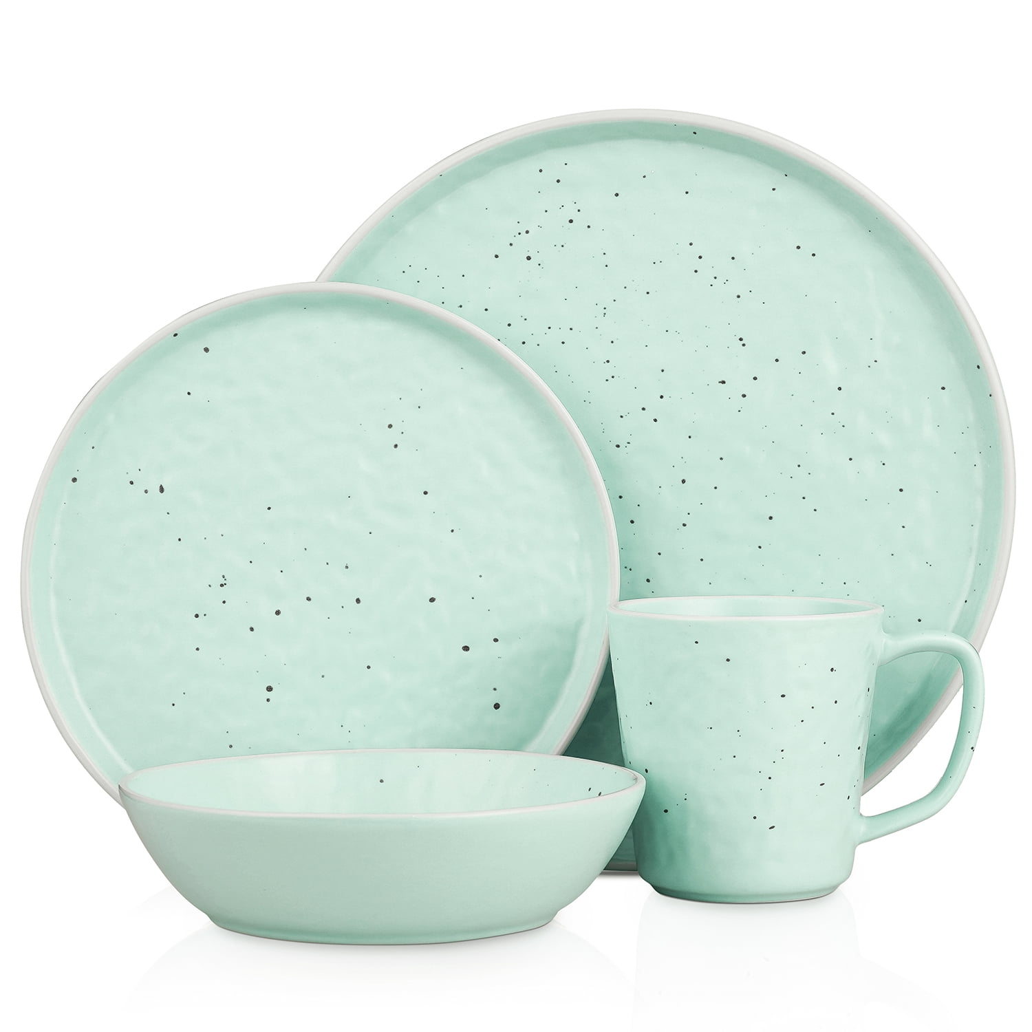 Stone Lain Elena 32-Piece Dinnerware Set Stoneware, Multicolored
