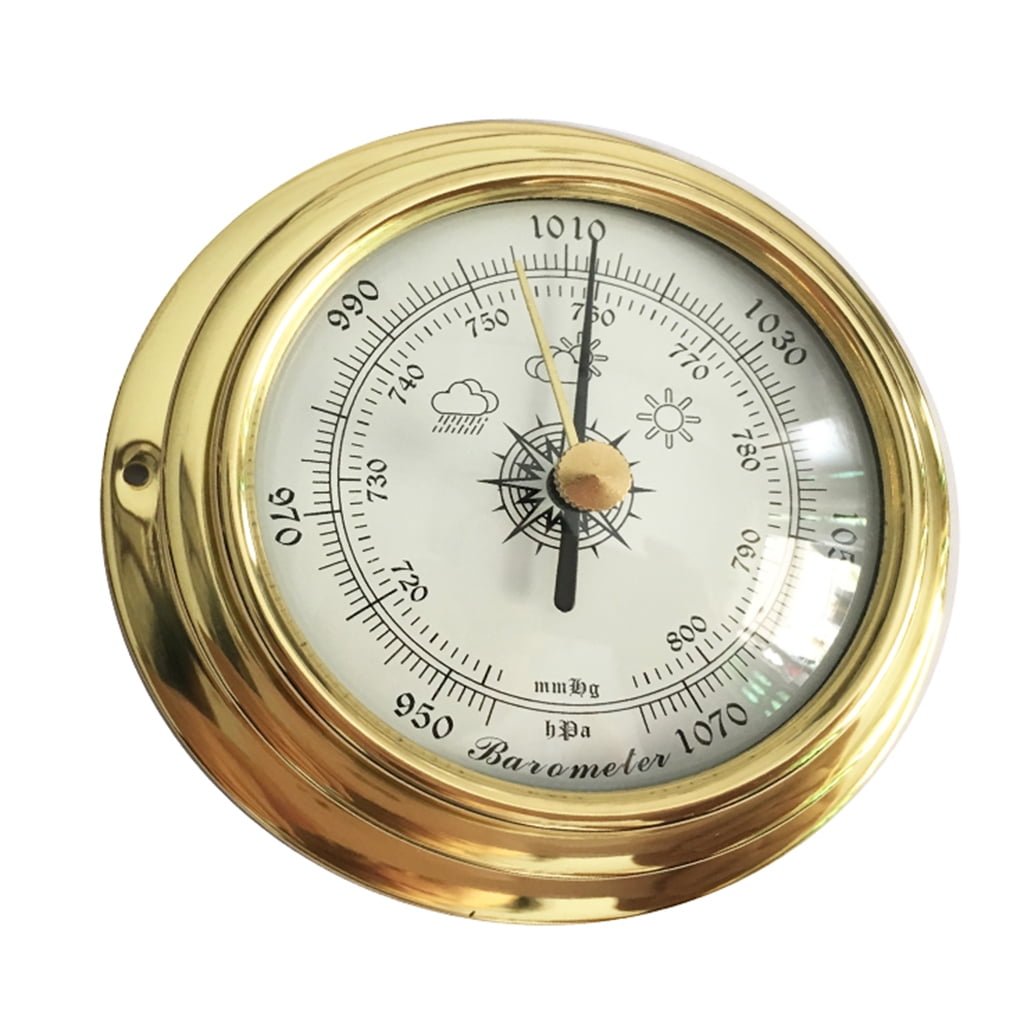 HEMLBOYW 4 Inches 4 PCS/set Hygrometer Watches Clock for Shell Marine for
