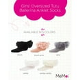 thumbnail image 2 of MeMoi  Oversized Tutu Ballerina Anklet Socks - Girls - Female, 10, Blush Pink, 2 of 12
