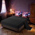 thumbnail image 3 of Manfei Gothic Dark Dragon Animals 7-Piece Twin Bedding,Vintage Bedding Comforter Set,Red Pink,Black Reversible, 3 of 6