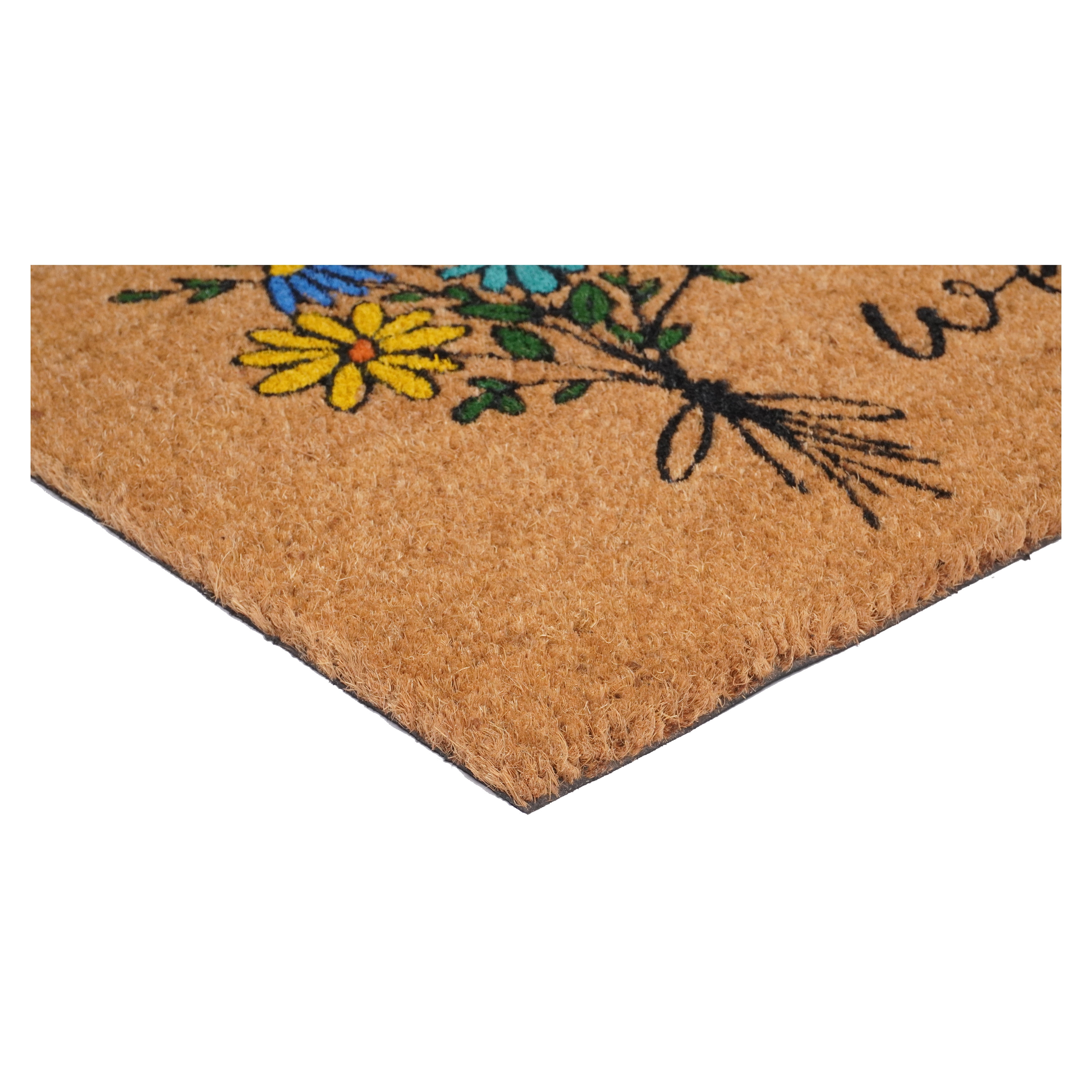 Calloway Mills 107801729 Spring Flowers Bouquet Doormat 17" x 29"
