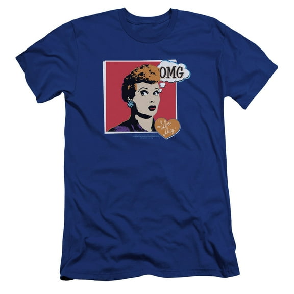 I Love Lucy - I Love Worhol Omg - Premium Slim Fit Short Sleeve Shirt - Small