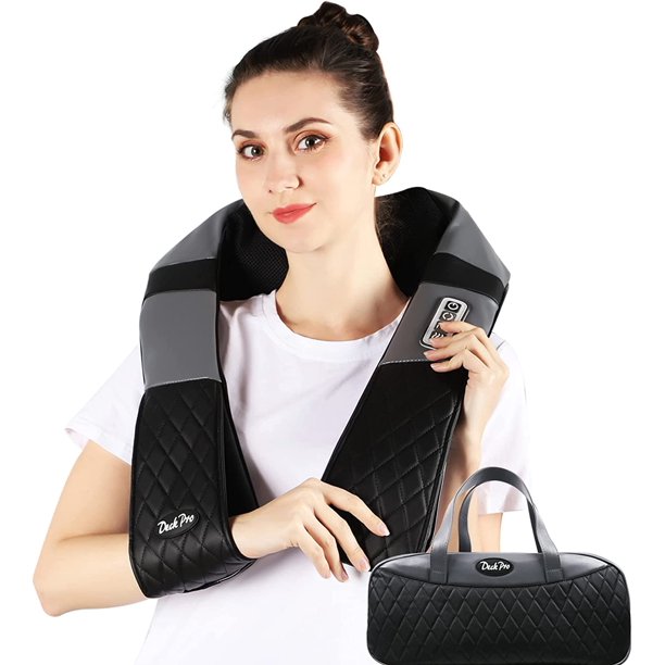 Deckpro Shiatsu Neck and Back Massager with Heat Deep Tissue 3D