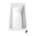 thumbnail image 4 of Wyndham Collection WCBTW16032LSWTRIM 60 x 32 in. Grayley Alcove Bathtub with Left-Hand Drain & Overflow Trim in Shiny White, White, 4 of 5