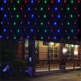 thumbnail image 4 of Luces de red LED de 2 m x 3 m, UE, 220 V, decoración de bodas, guirnalda de luces navideñas para exteriores, festivales, lámparas de jardín para exteriores, 4 of 5