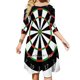 thumbnail image 1 of Tablero de dardos para jugadores de dardos Idea de regalo Vestido de cuello cuadrado Nuevo vestido elegante de talla grande para mujer Vestido ceñido a la cintura Idea genial Té barato, 1 of 6