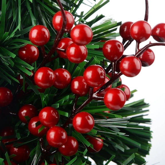 Raindrops Artificial Cherry Ornaments for Party Supplies Red Foam 10Pcs