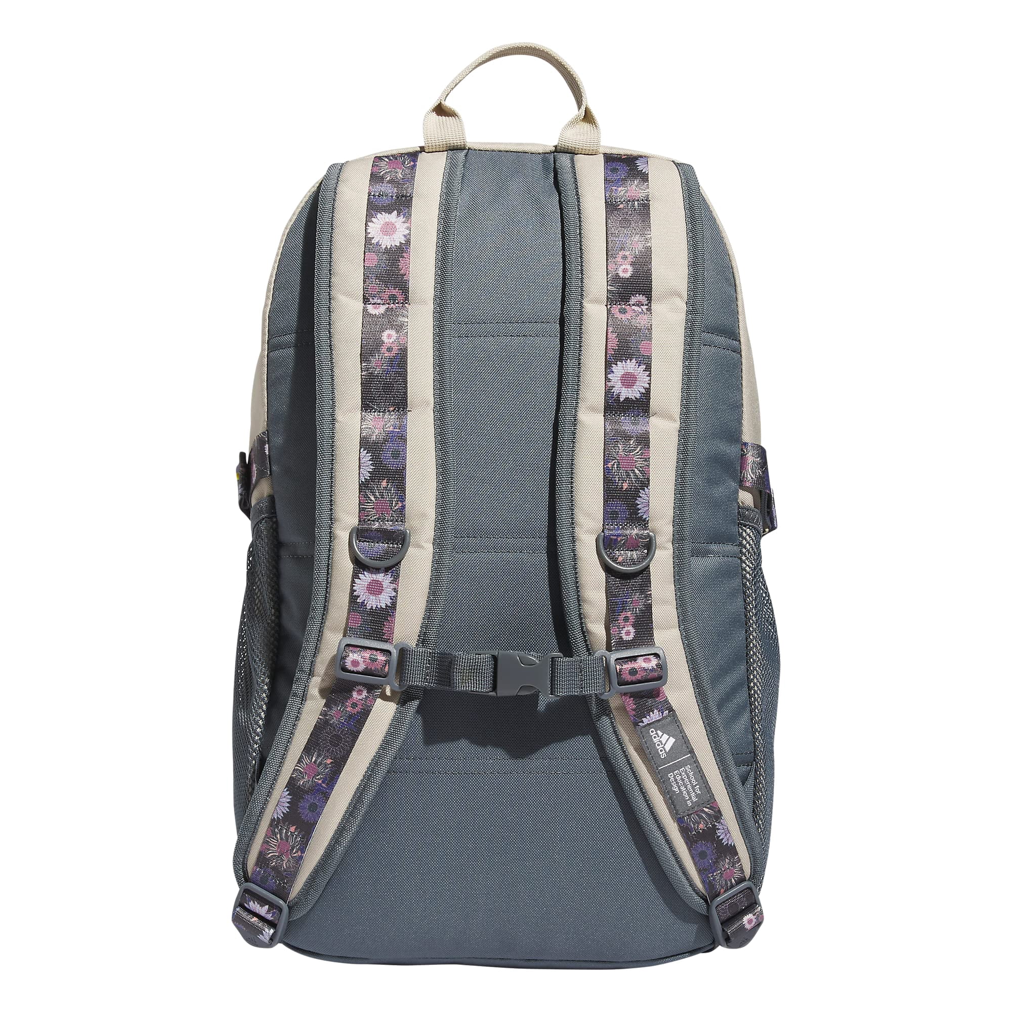 ADIDAS Energy Backpack Wonder Beige Onyx Gray School Pockets 18x11x5 New adidas Energy Backpack, Wonder Beige/Onix Grey, One Size  main image 4