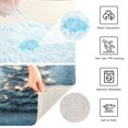 thumbnail image 3 of 2 Piece Bath Mat Set with U-Shaped Toilet Mat and Rectangle Bath Rugs Non Slip Machine Washable Bathroom Mats Christmas Tree with Lights, 3 of 7