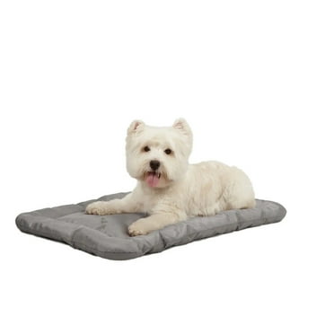 Heavy Duty Chew Resistant Gray Crate Mats for Dogs Reinforced Megaruffs Dog Beds (xLarge - 47¾"L x 29¾"W)