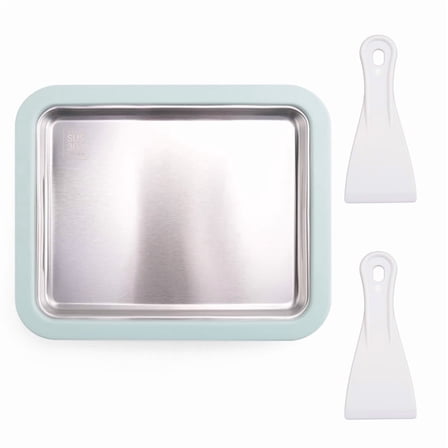 Instant Ice Cream Maker,Homemade DIY Ice Cream,Freeze Yogurt Rolls,Food Grade Stainless Steel Ice Cream Roll Machine