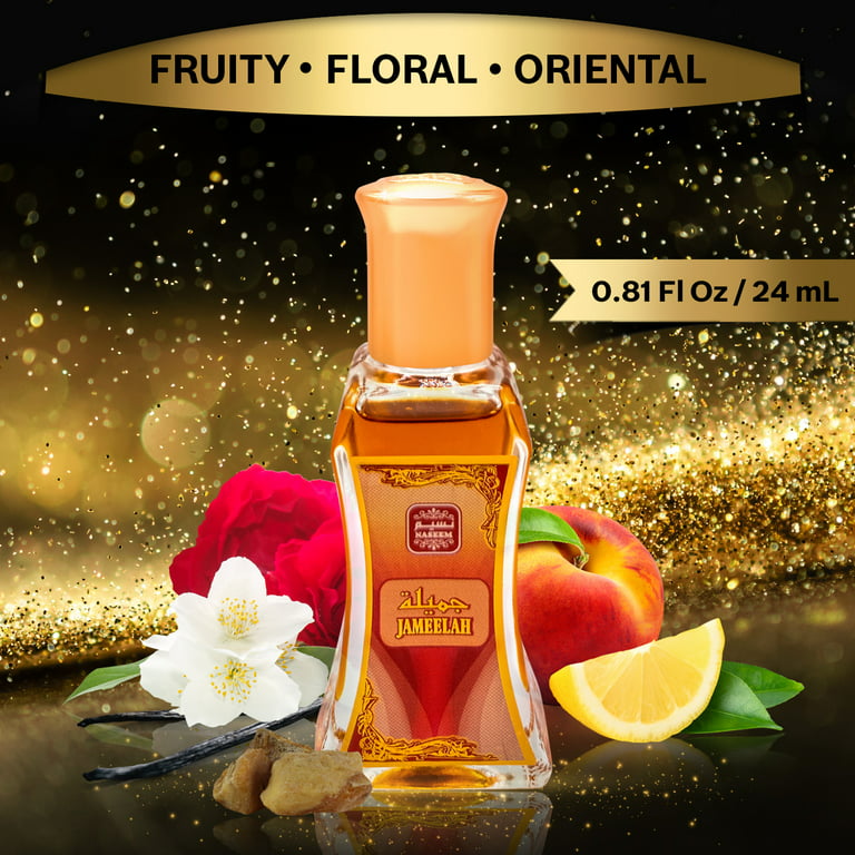 Jameelah Perfume Oil Roller Fruity Floral Amber Musk Women Perfume Naseem 