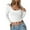 White, variant on Gyexs Double Lined Long Sleeve Tops for Women Scoop Neck Shirts Casual Slim Fit Rib Knit Sweater Fall Business Casual Basic Tees White, Size XL