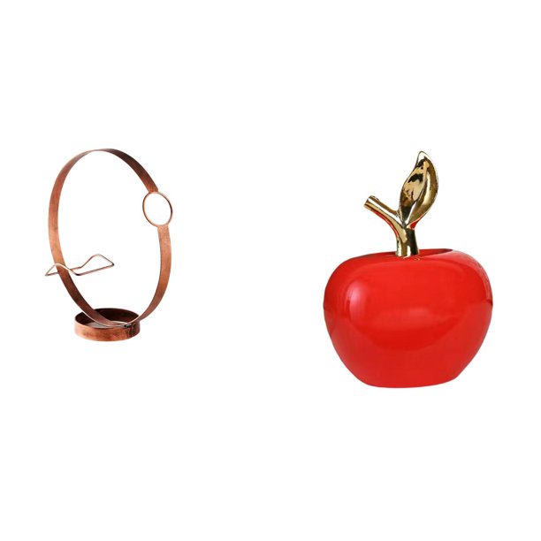 Portabotellas de vino,Soporte para botellas de vino,soporte para botellas de vino,estante de hierro,Estatua,Escultura de fruta artificial,estatua y artesanía,Colección de figuras de cerámica