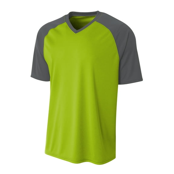 A4 Strike Raglan Tee For Men in Lime/Graphite | N3373