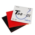 thumbnail image 2 of 1 Rouge 1 Noir Original SANWEI T88-3 Éponge de Ping-Pong en Caoutchouc pour Tennis de Table 1 Rouge 1 Noir, 2 of 6