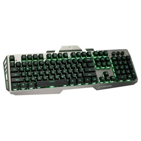 Kaliber Gaming by IOGEAR HVER Aluminum Gaming Keyboard - Keyboard - black/gray