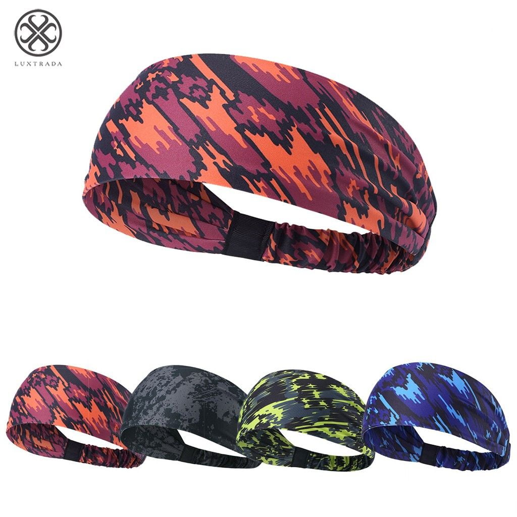 Luxtrada Sports Headbands for Men Women NonSlip & Moisture Wicking