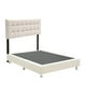 thumbnail image 3 of Box Base Cama Individual + Cabecera Catania Beige Dicasa Dolum, 3 of 8