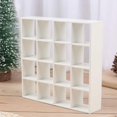 thumbnail image 4 of Mini Shelf Wooden 1/12 Decoration Miniature Stuff DIY Accessory Furniture Models Exquisite 16-grid Rack Model for Scene Layout, 4 of 5