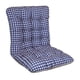 thumbnail image 3 of Cojín para silla de oficina, poliéster transpirable, almohadilla de soporte para la espalda, antideslizante, azul, 85x45cm/33,46x17,72in, correas elásticas, cojín de asiento ergonómico para sillas, 3 of 9