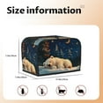 thumbnail image 5 of Fotbe Starry Sky Sleep White Bear for Two Slice Toaster Cover, Fingerprint Protector, Super Soft Appliance Cover And Dust Cover,Bread Dust Cover & Fingerprint Protection, 5 of 7