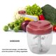 thumbnail image 3 of Trituradora manual de alimentos para el hogartrituradora de verduraspicadora de carnecocina (rosa) Ndcxsfigh Nuevos Originales, 3 of 7