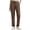 Dark brown, variant on Qiopertar Women's Solid Color Casual Cargo Pants with Elastic Waist and Pockets Relaxed Fit Workwear Trousers for Travel Beach Vacation, Khaki XXL