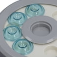 thumbnail image 2 of M Buder Pet Slow Food Bowl Multifunctional Leak Proof ABS Slow Feeder Dog Bowl for Cat and Hamster, Interactive Puzzle Dish, Light Gray, 11 inches / 28 cm, 2 of 9