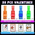 thumbnail image 2 of Tarjetas de San Valentín y luces digitales, 28 unidades, para el aula de niños, 2 of 7