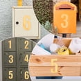 thumbnail image 7 of MODANU 10 Sheets Mailbox Numbers Stickers, 4 inch Waterproof Number Stickers for Outside, Reflective Mailbox Numbers for Doors Mailbox Address Number (Gold), 7 of 7