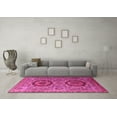 thumbnail image 3 of Ahgly Company Indoor Rectangle Abstract Pink Modern Area Rugs, 5' x 7', 3 of 4
