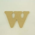 thumbnail image 3 of Package of 1, 6 Inch X 3/4" Thickness MDF Letter w in The Goudy Heavy Font, Thick, Lower Case for Art & Craft Project, Made in USA, 3 of 4