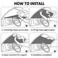 thumbnail image 6 of Fotbe Lemon Car Windshield Sunshade | Sun Visor Protector Front Window Shade, Keeps Out UV Rays, Keeps Your Vehicle Cool-Medium, 6 of 7
