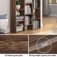 thumbnail image 5 of Tribesigns Modern Bookcase, 5-Shelf Storage Organizer Bookshelf with 14-Cube Display Book Shelf for Home Office, Living Room and Bedroom, 5 of 7