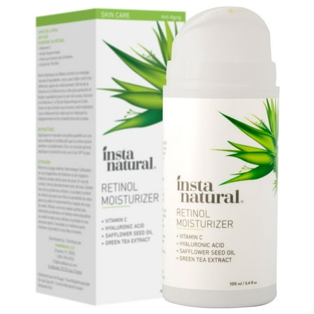 InstaNatural Retinol Moisturizer, Anti Wrinkle Night Cream, 3.4