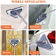 thumbnail image 5 of Muyoka Fregona de pared con mango largo, fregona de limpieza de pared de microfibra triangular giratoria de 360 grados Limpiador de fregona de polvo seco y húmedo ajustable para piso, techo, ventana, Muyoka Hogar, 5 of 7