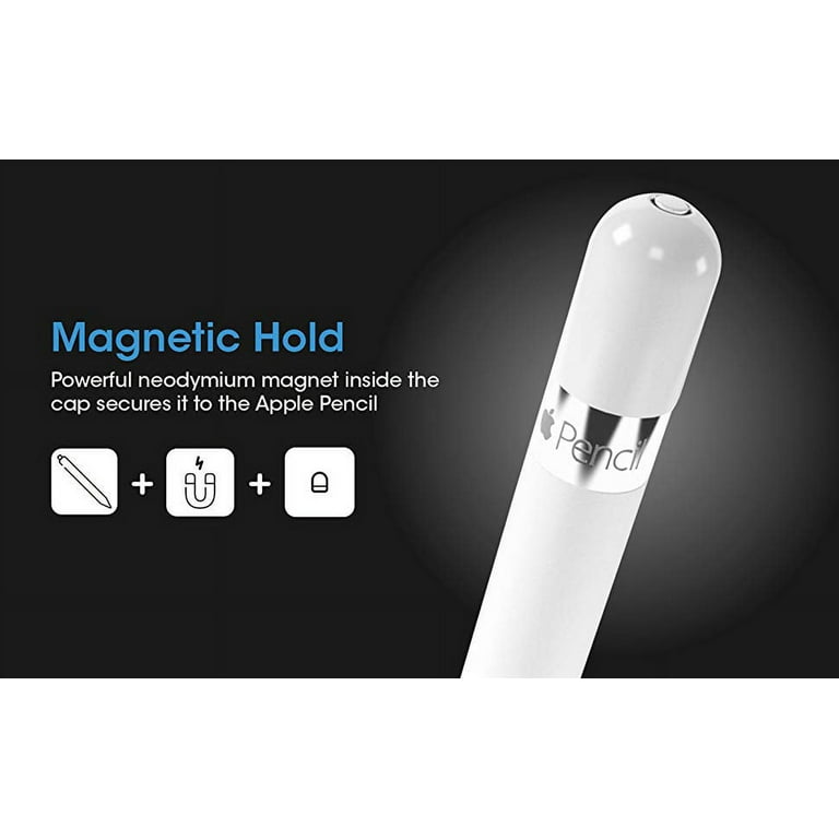 Magnetic Pencil Cap Spare Nibs Set 3-in-1 Charging Adapter Plug
