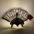 thumbnail image 5 of Paper Fans Set - LED Handheld Fan for Parties Large Functional Fan for Dancing Glowing Performance for Weddings and Home Decorations, 5 of 5