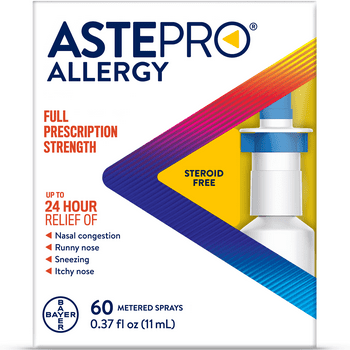Astepro y Medicine, Steroid Free Antihistamine Nasal Spray, 60 Metered Sprays