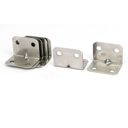 Angel Iron - 24mmx23mmx32mm Iron L Shaped Angle Brackets Corner Braces Joints Fastener 6pcs