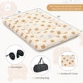thumbnail image 3 of Costway Full Futon Mattress Japanese Floor Pad Washable Cover Carry Bag Brown Bear, 3 of 9